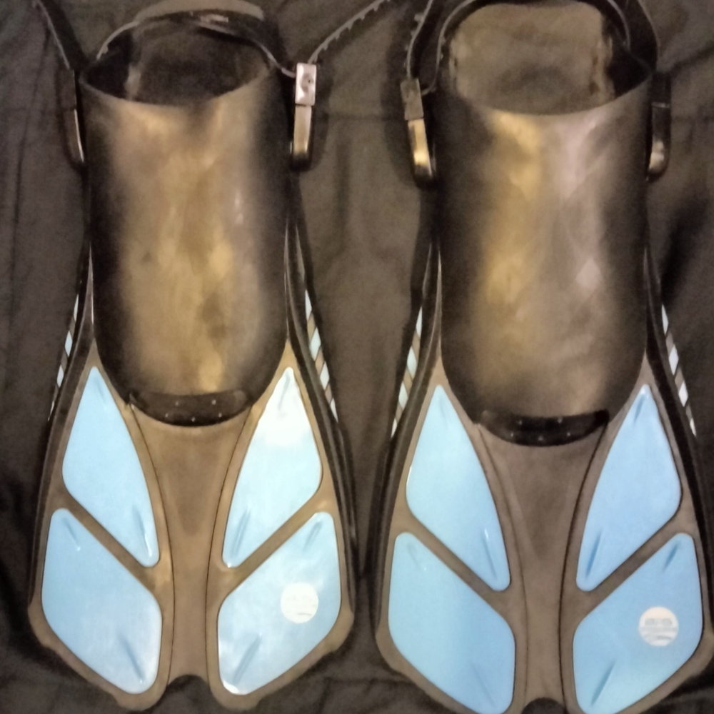 BPS Short-Blade Swim Fins Sizes 4½-8½